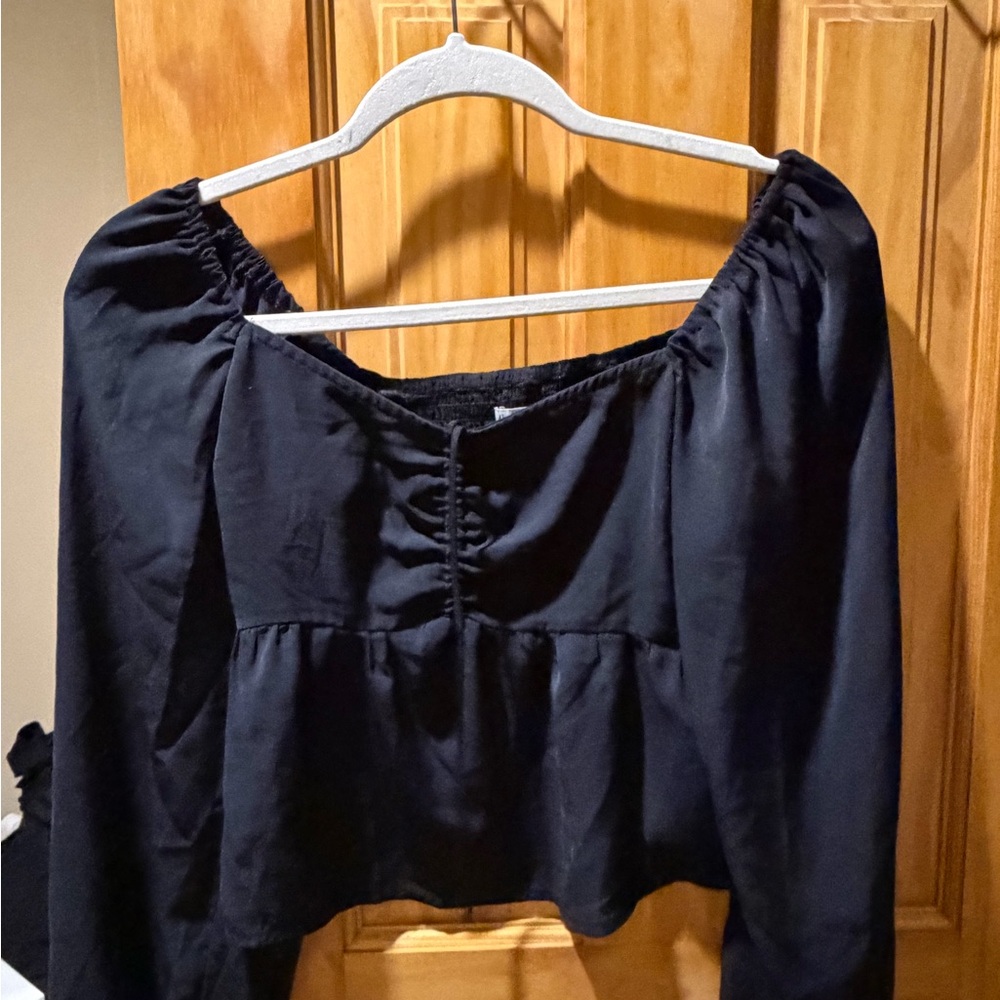 Elegant Black Women's Top